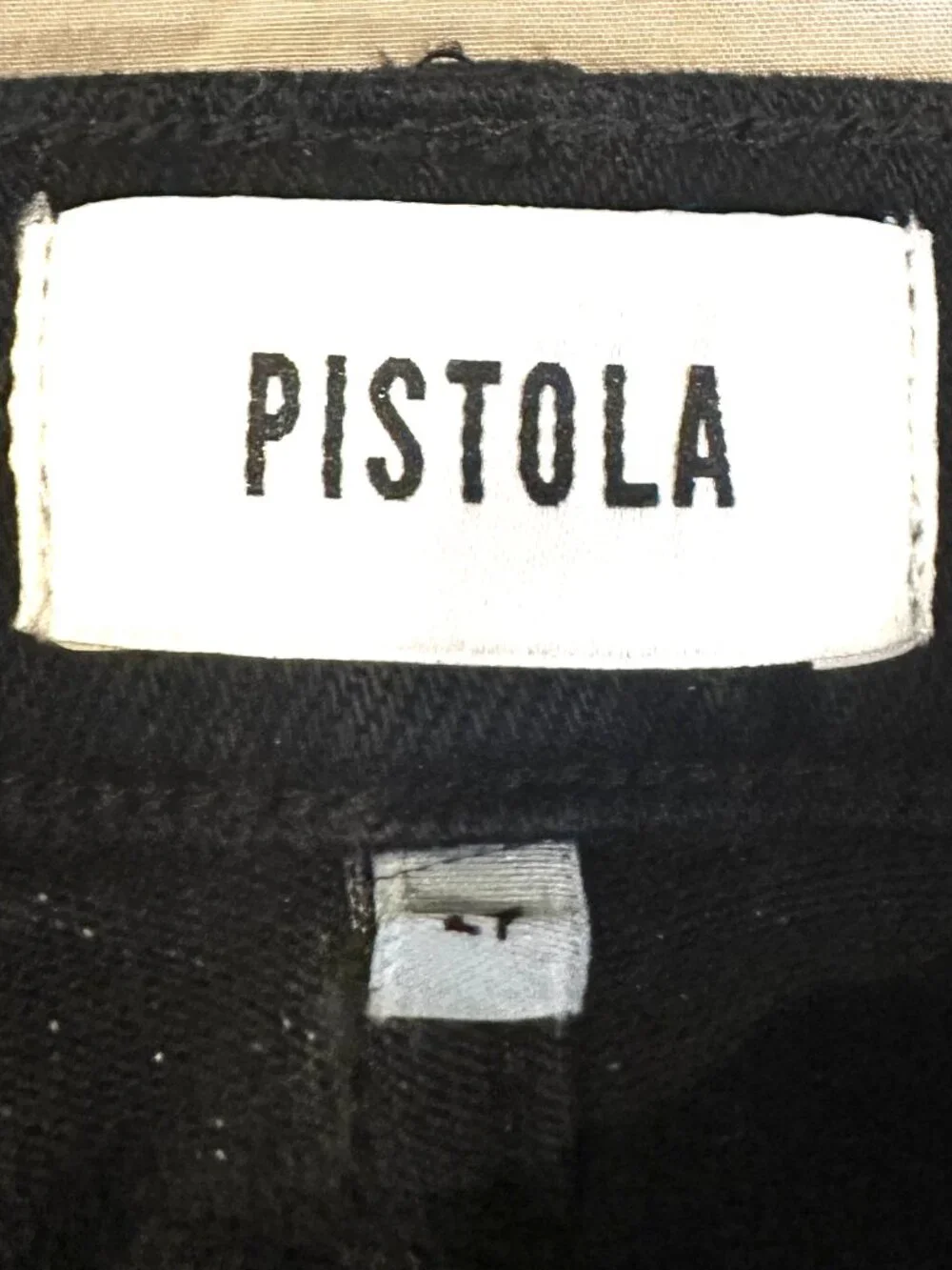 PISTOLA ALINE HIGH RISE BLACK SKINNY JEANS SIZE 27 NWOT
